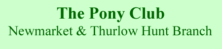 Newmarket & Thurlow Branch of the Pony Club Logo